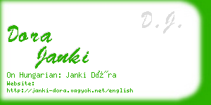dora janki business card